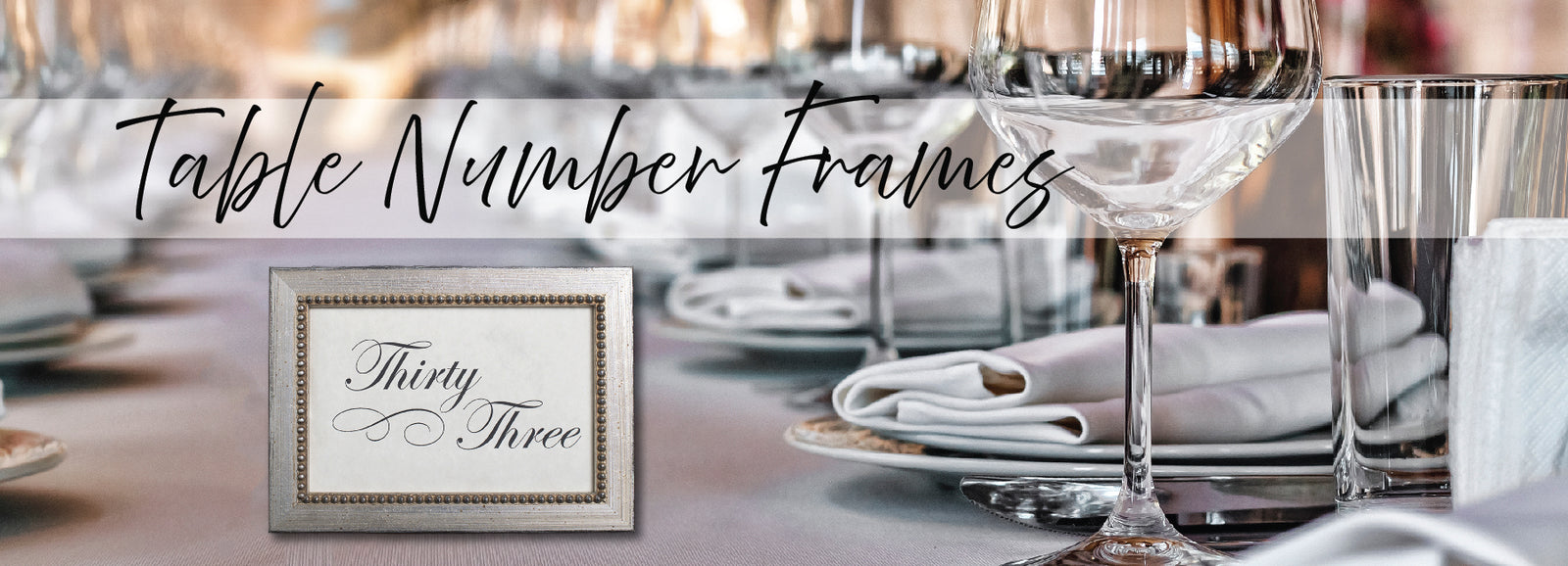 Table Number Frames