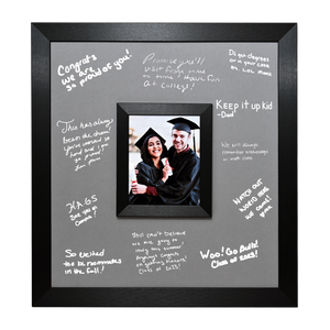 Aero Brushed Black Collection Signature Frame