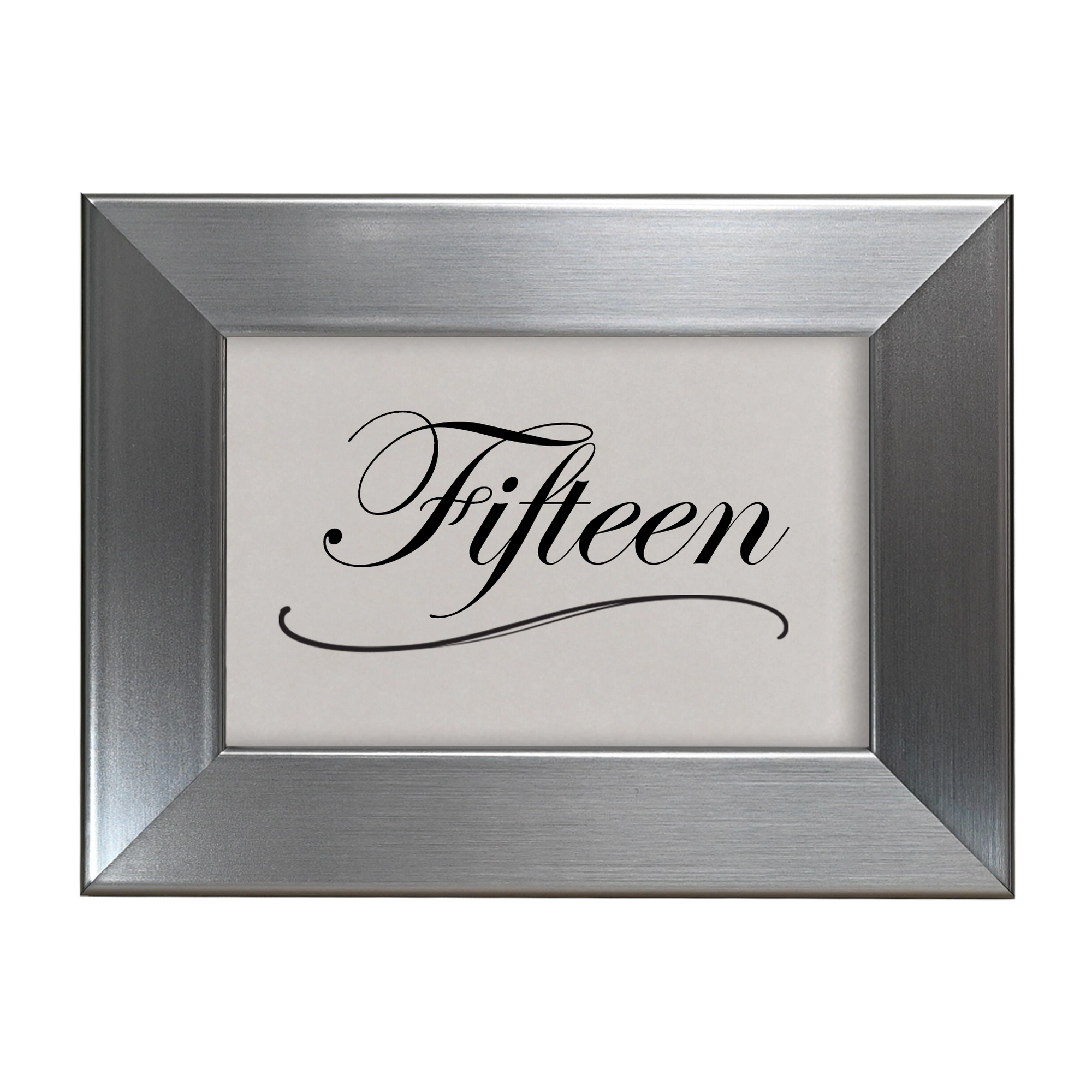 Architectural Stainless Steel Table Number Frame