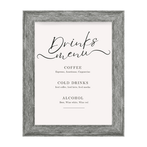 Driftwood Information Frame