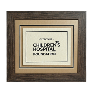 Grand Bay Mahogany Directional Signage Front Loading Frame
