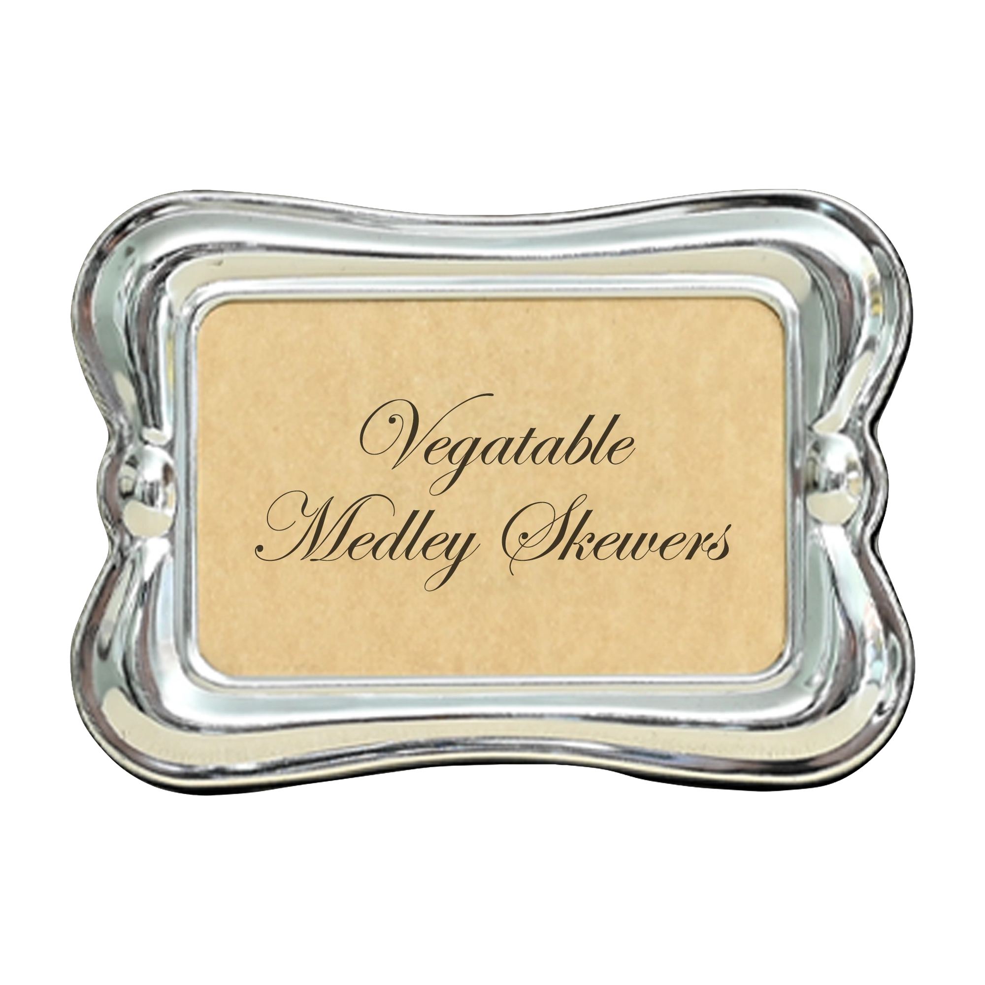 Imperial Silver Buffet Sign Frame