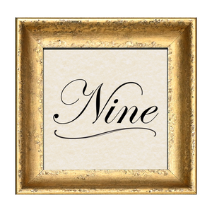 Mozart Collection Table Number Frame - Gold