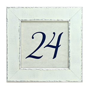 Portofino Collection Table Number Frame