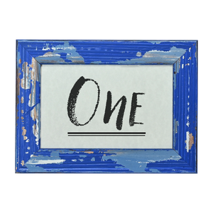 Saddle Ranch Table Number Frame - Deep Sky