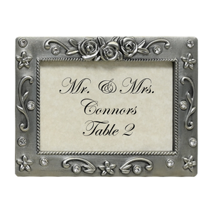 Scarborough Pewter Place Card Frame