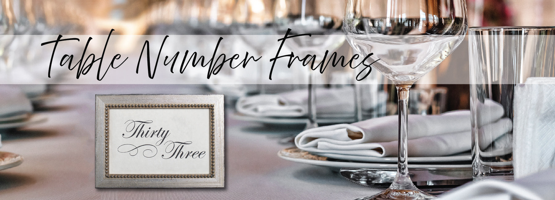 Table Card Frame Table Number Frames - Hospitality Frames