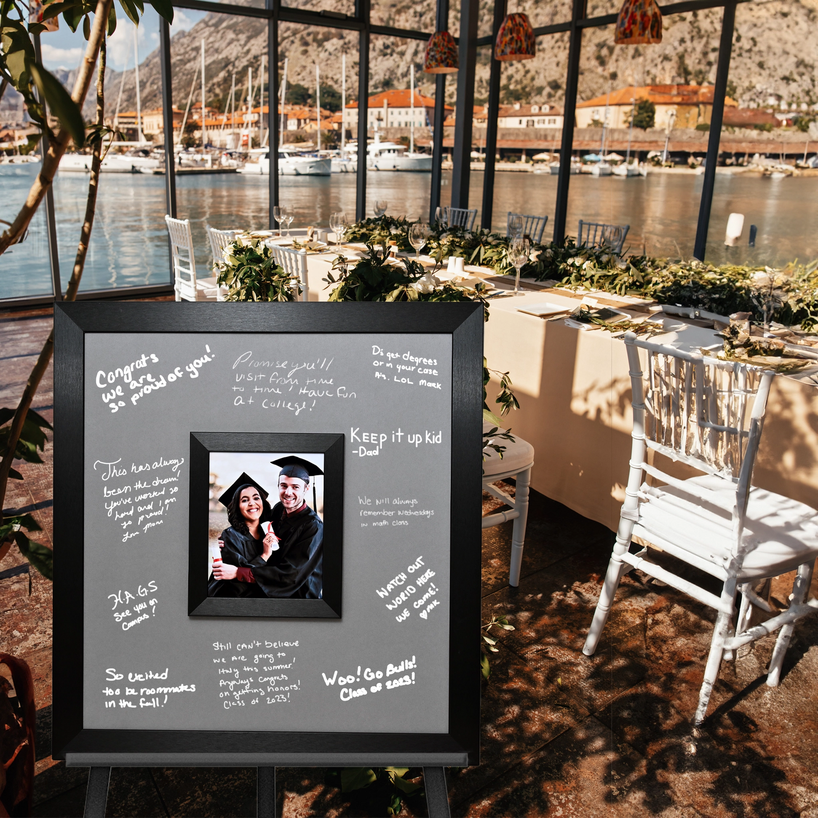 Aero Brushed Black Collection Signature Frame