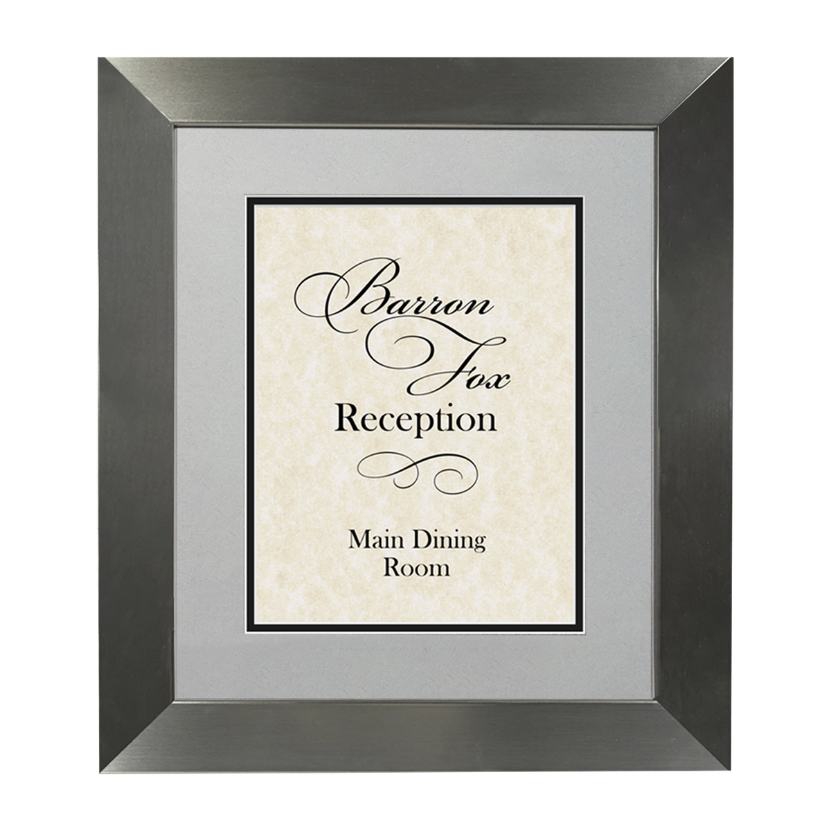 Architectural Stainless Steel Directional Sign Rear Loading Frame