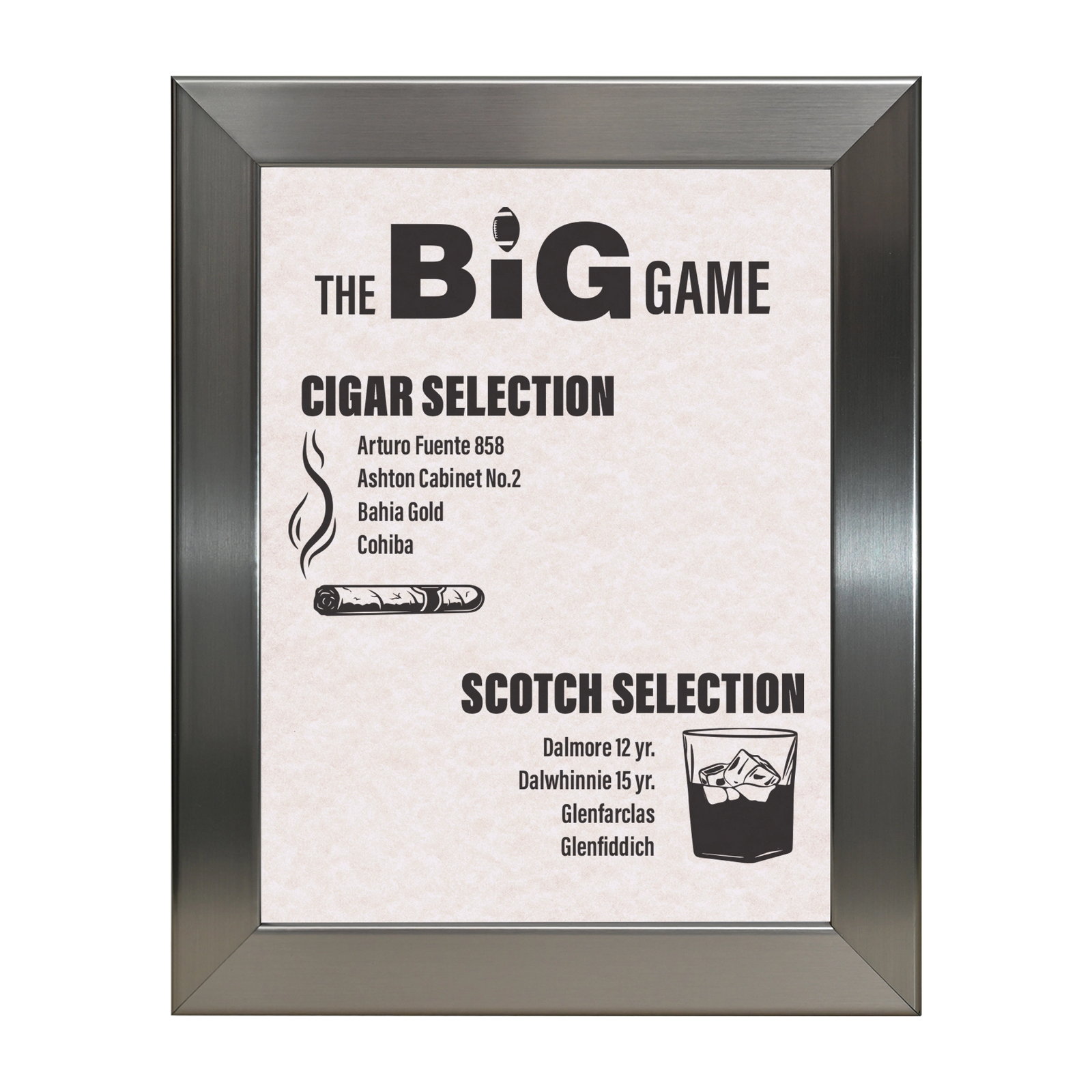 Architectural Stainless Steel Information Frame