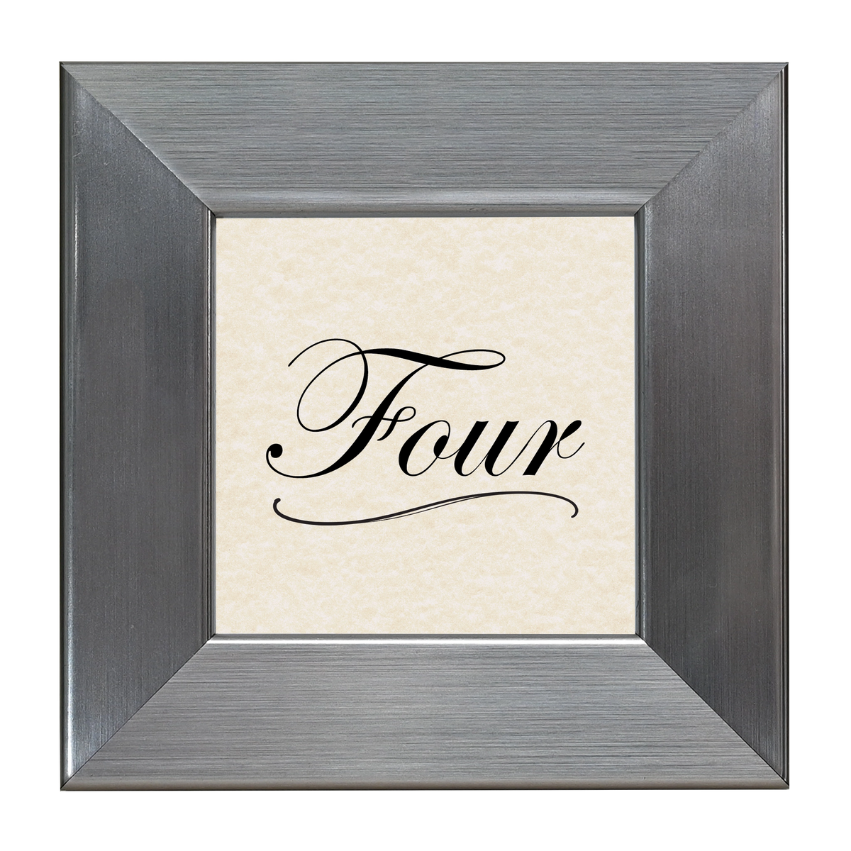 Architectural Stainless Steel Table Number Frame