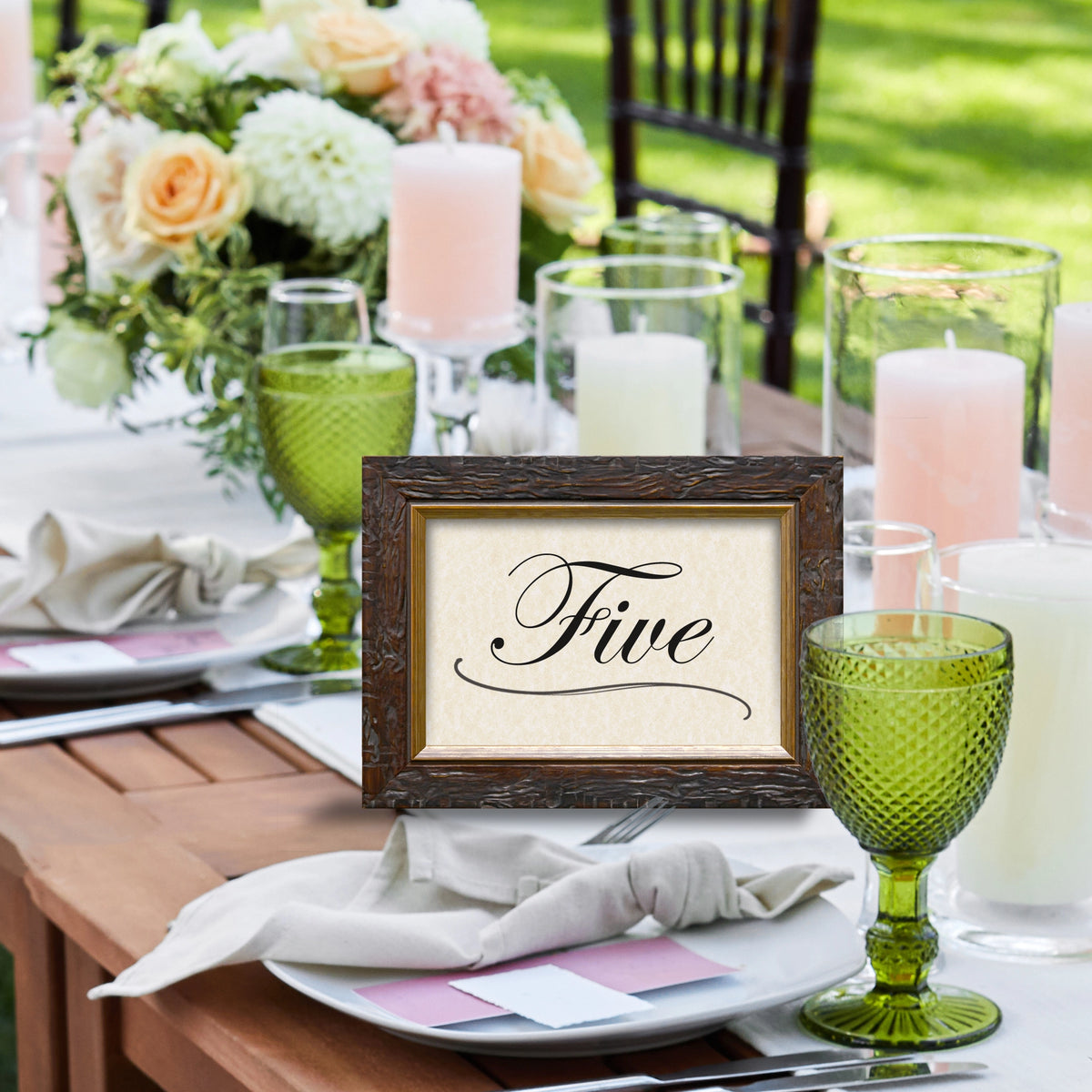 Aspen Table Number Frame