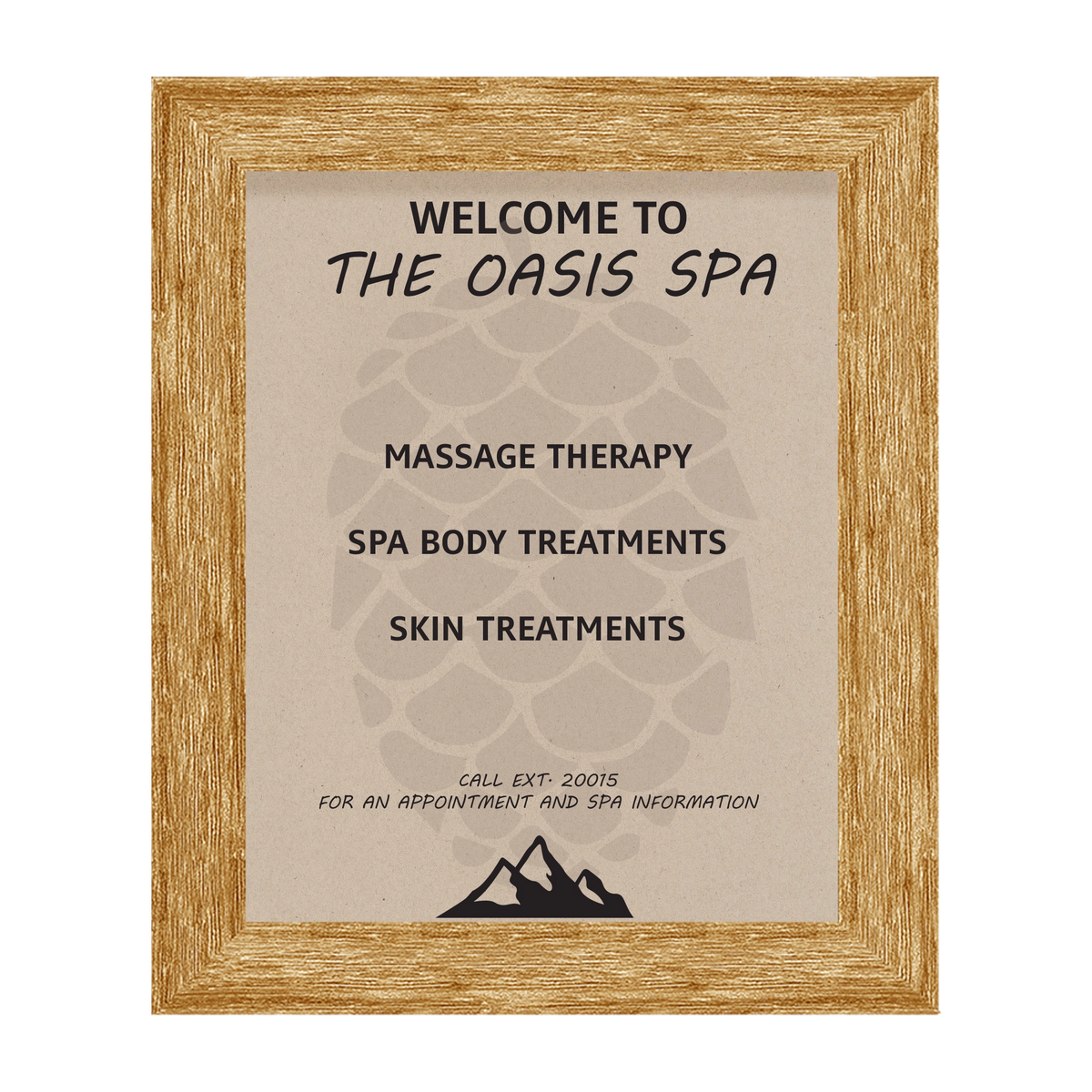 Barnwood Information Frame