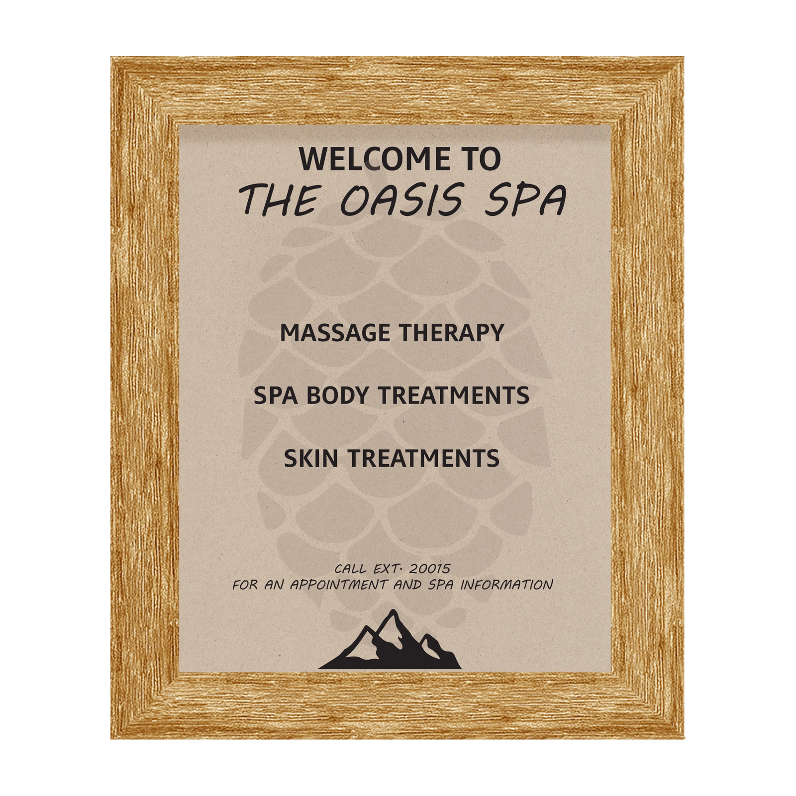 Barnwood Information Frame