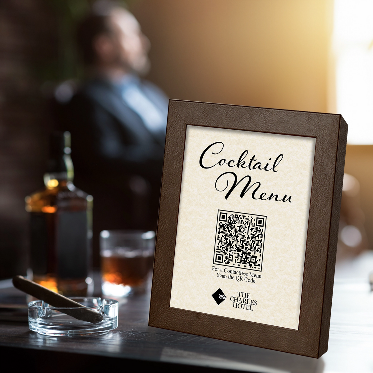 Buckingham Leather Information Frame