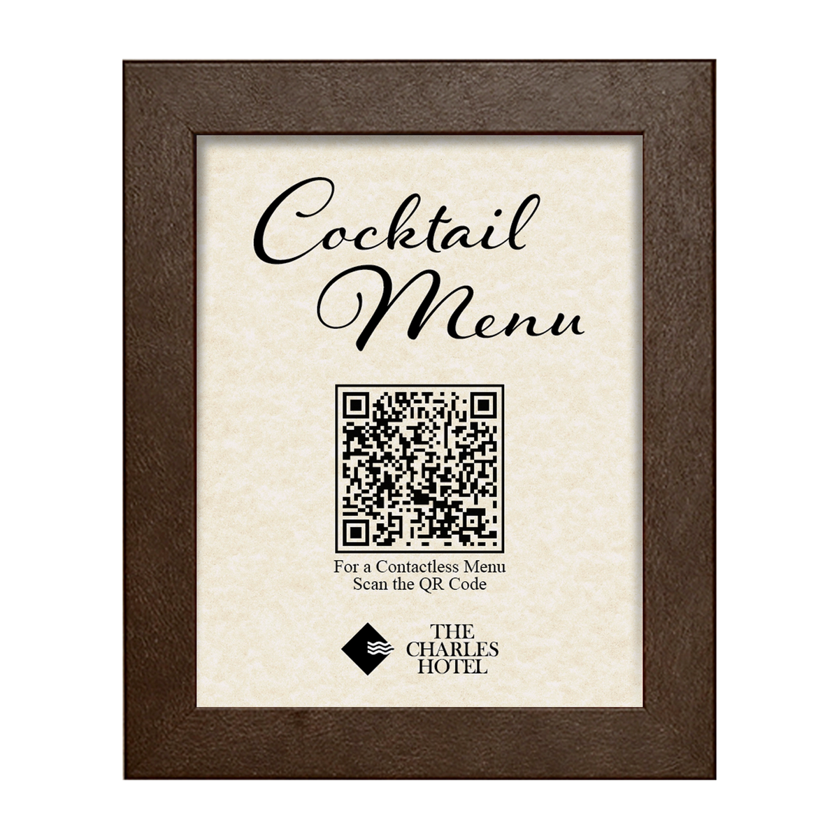 Buckingham Leather Information Frame