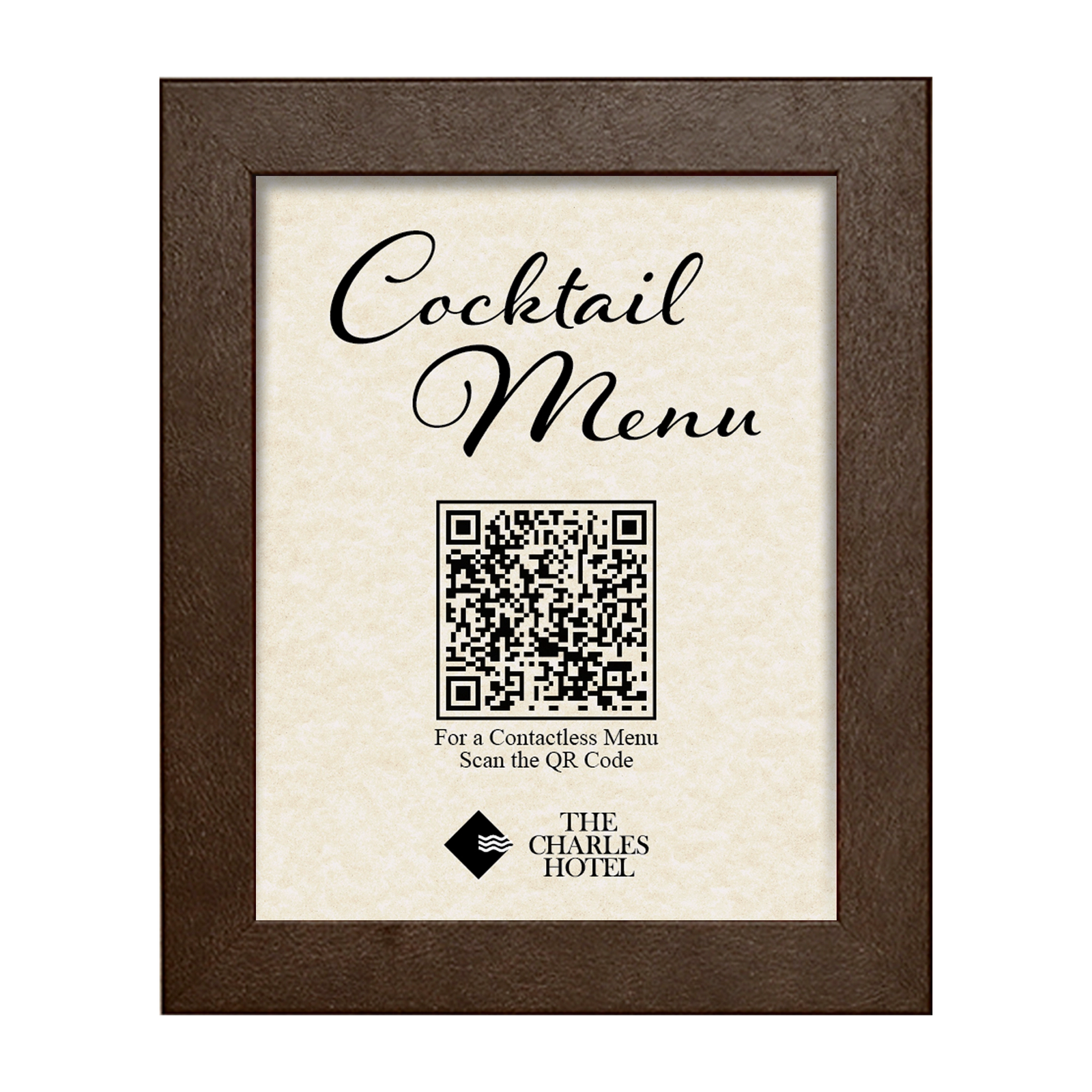 Buckingham Leather Information Frame