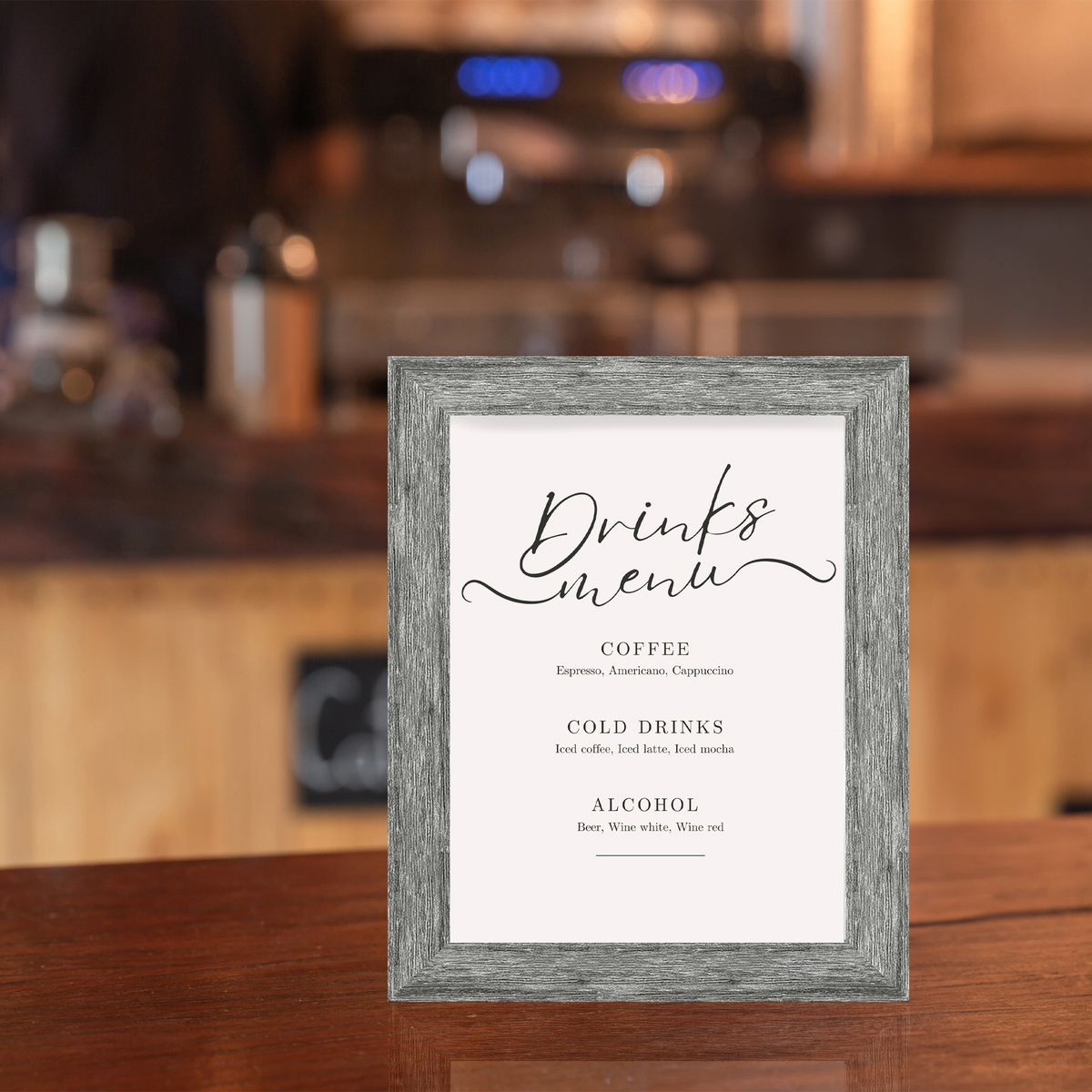 Driftwood Information Frame