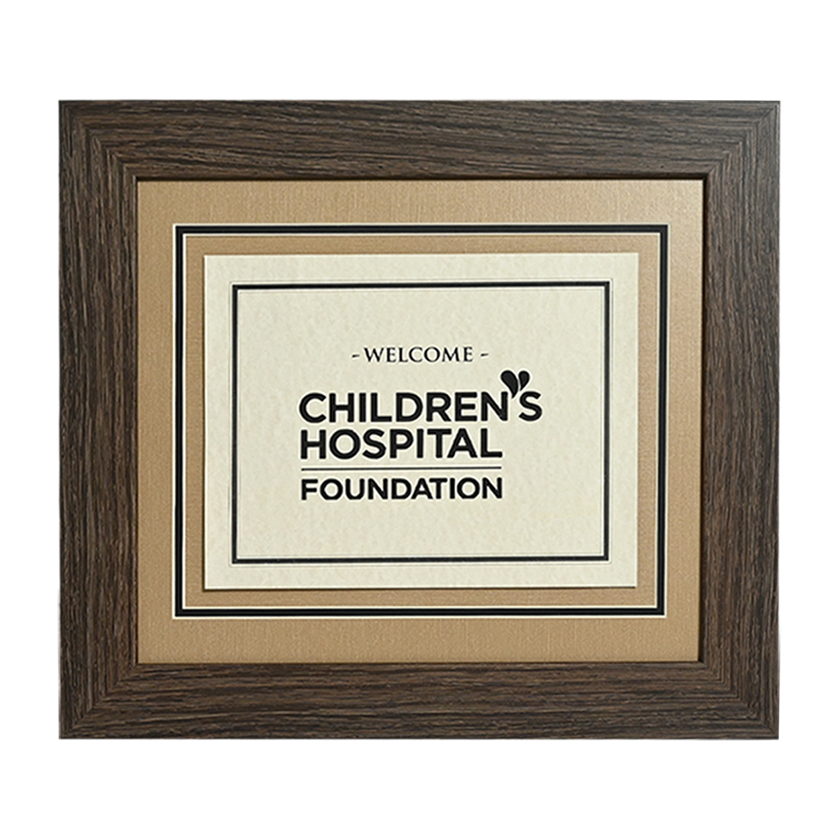 Grand Bay Mahogany Directional Signage Front Loading Frame