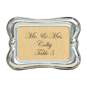 Imperial Silver Place Card Frame