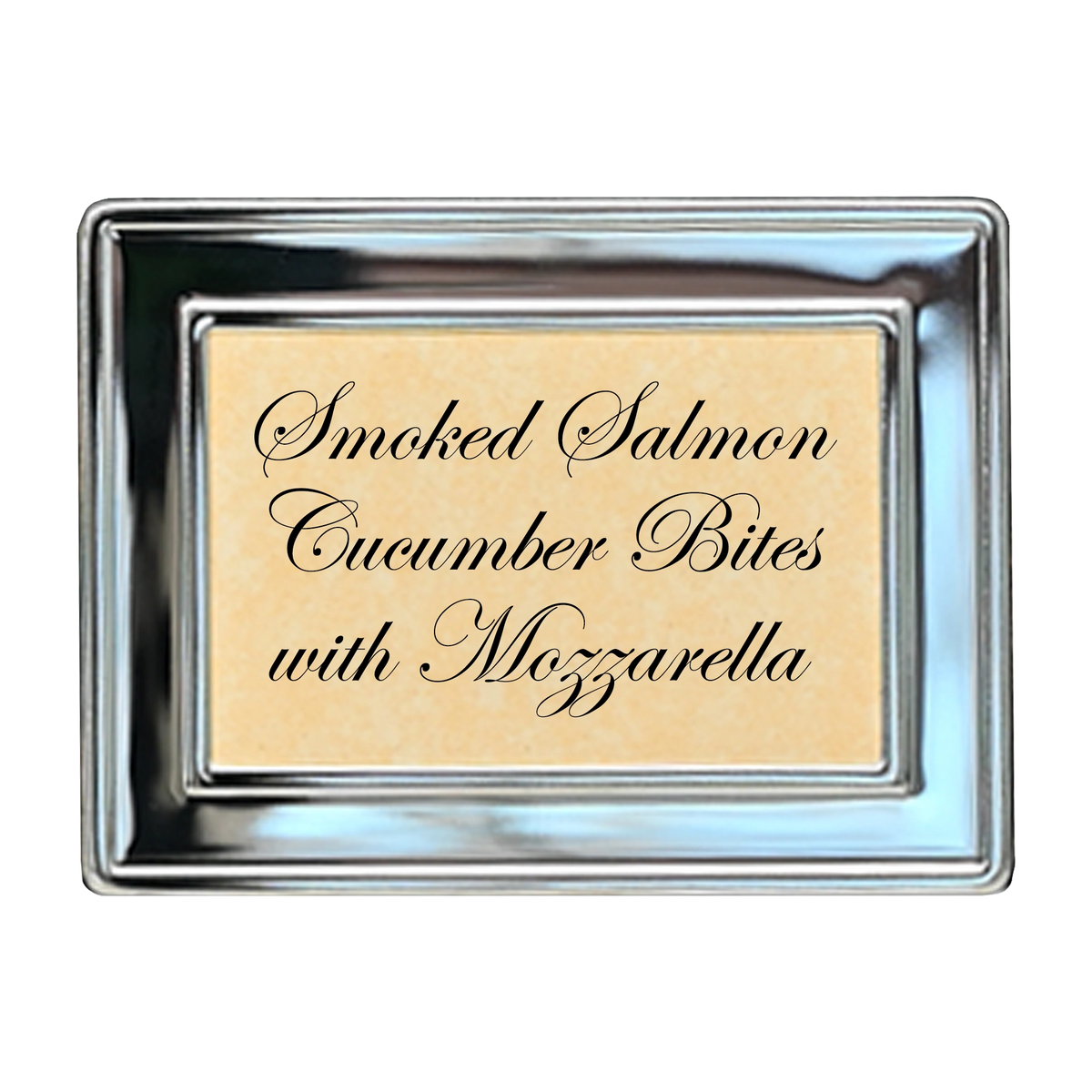 Kensington Silver Buffet Sign Frame