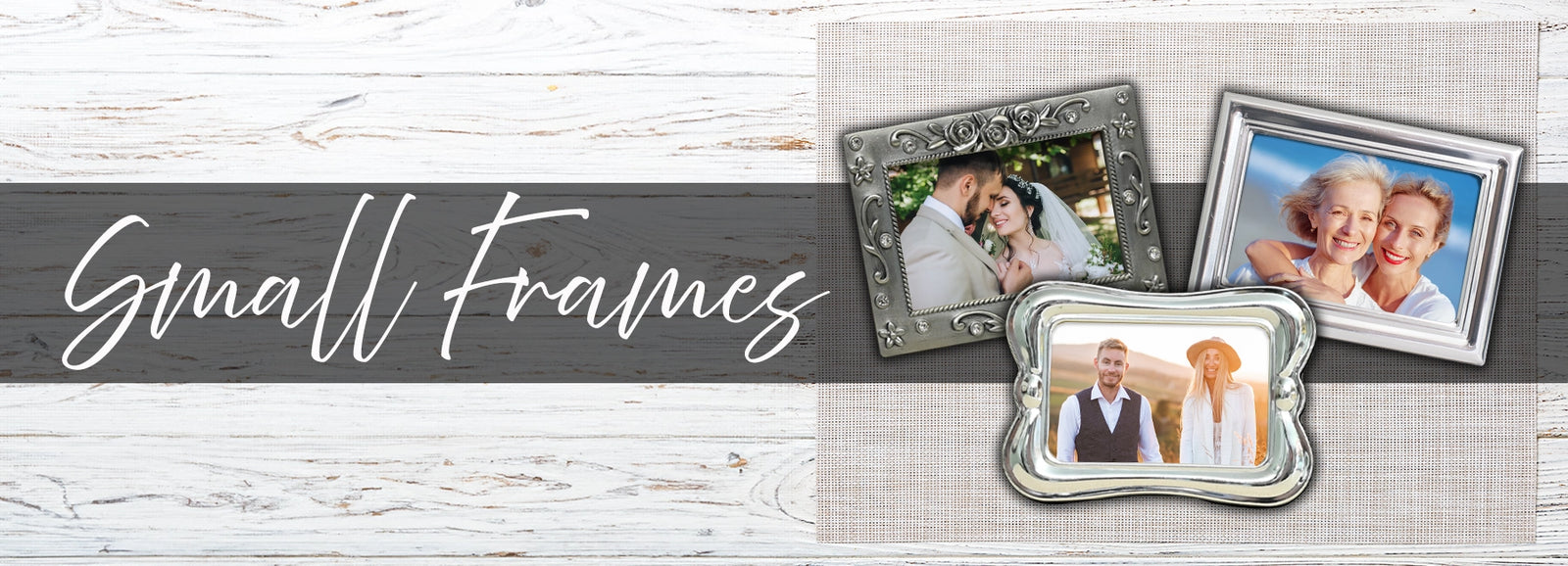 3 Small Frames, Scarborough, Royal and Imperial, on a Header banner for Small Frames page