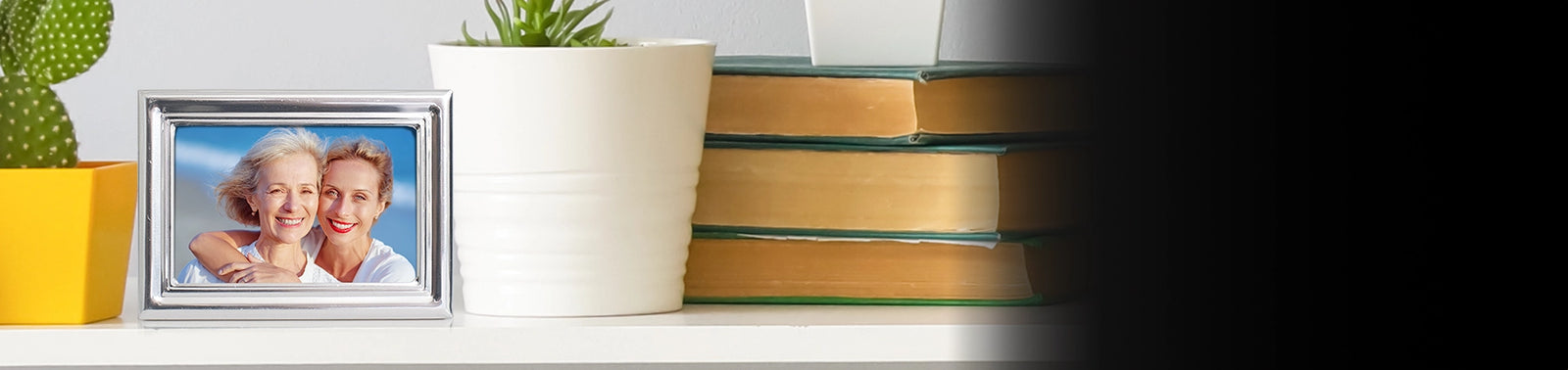 A Royal Silver Small Frame on a table