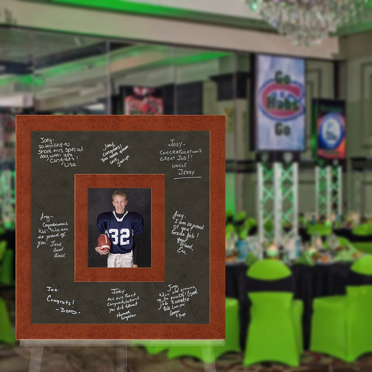 Pigskin Signature Frame