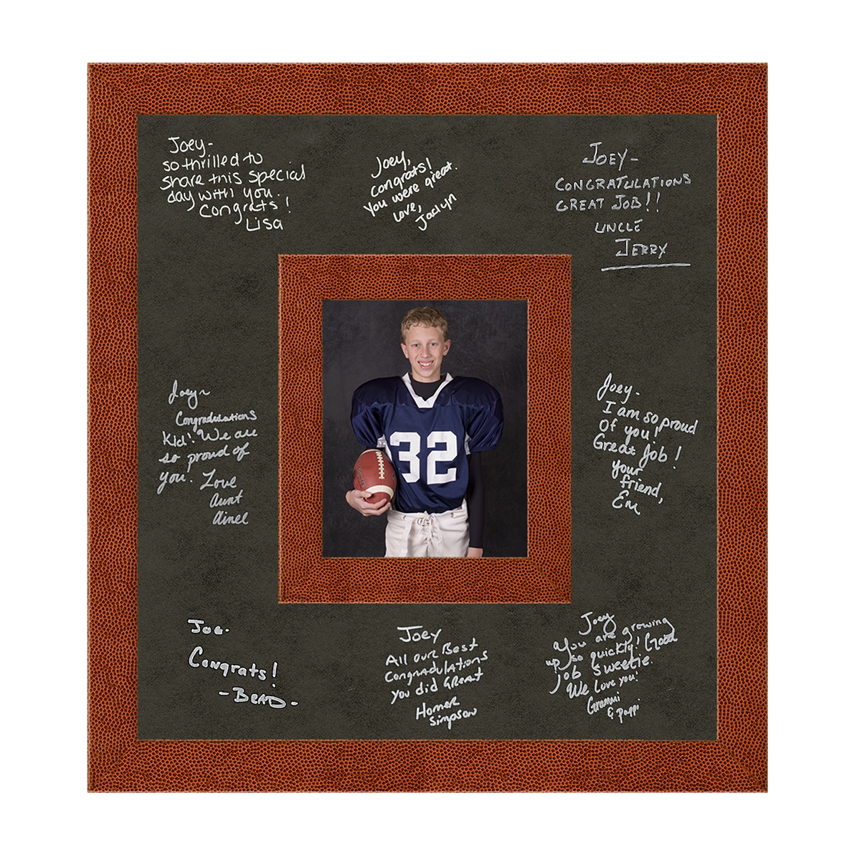 Pigskin Signature Frame