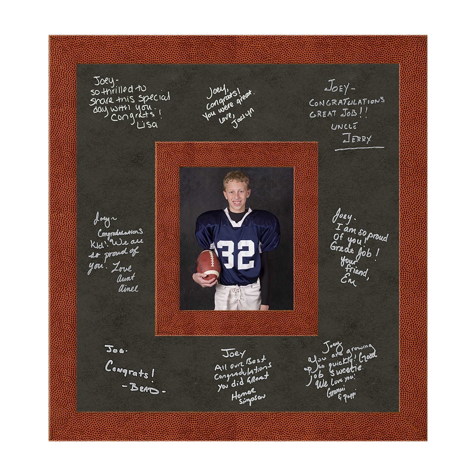 Pigskin Signature Frame