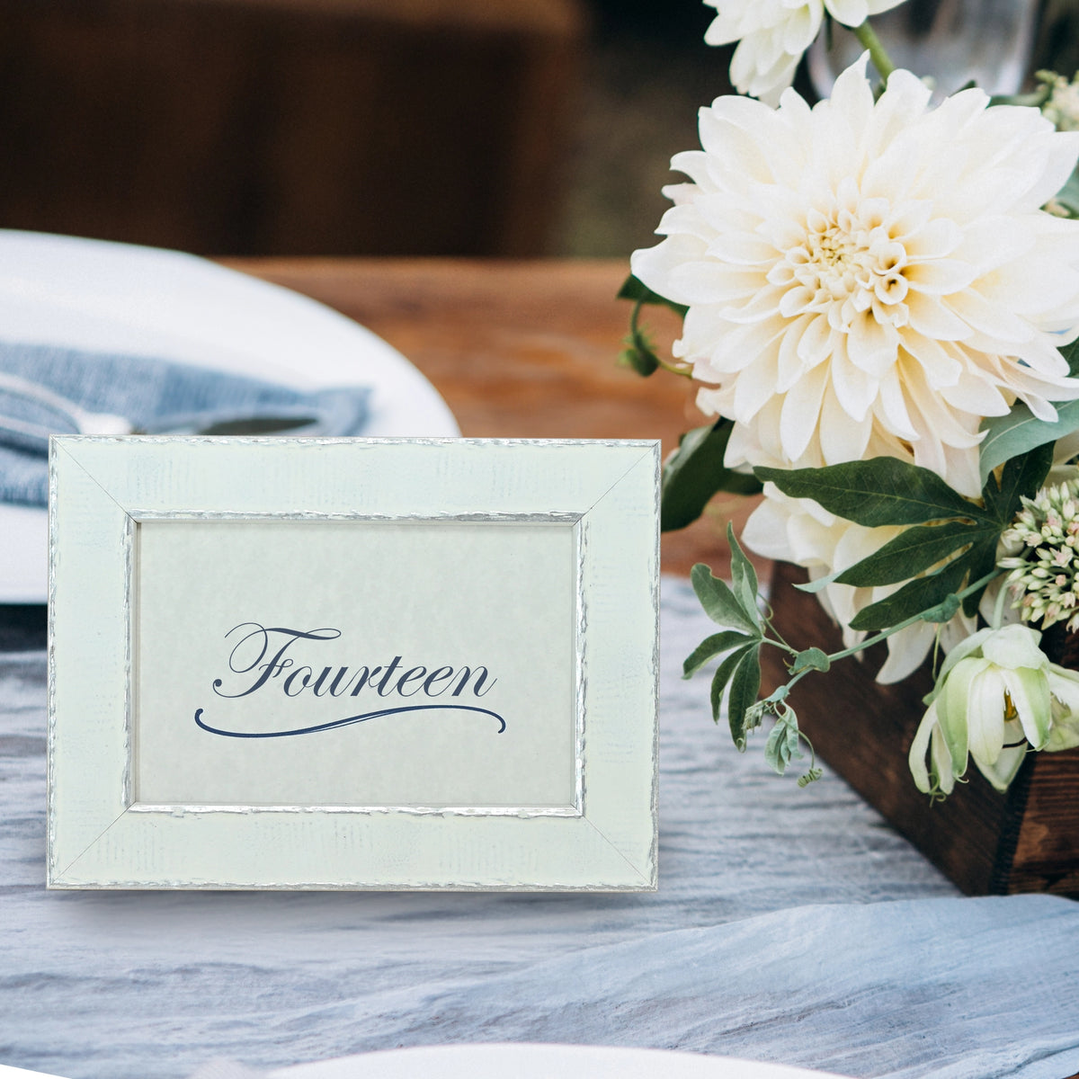 Portofino Collection Table Number Frame