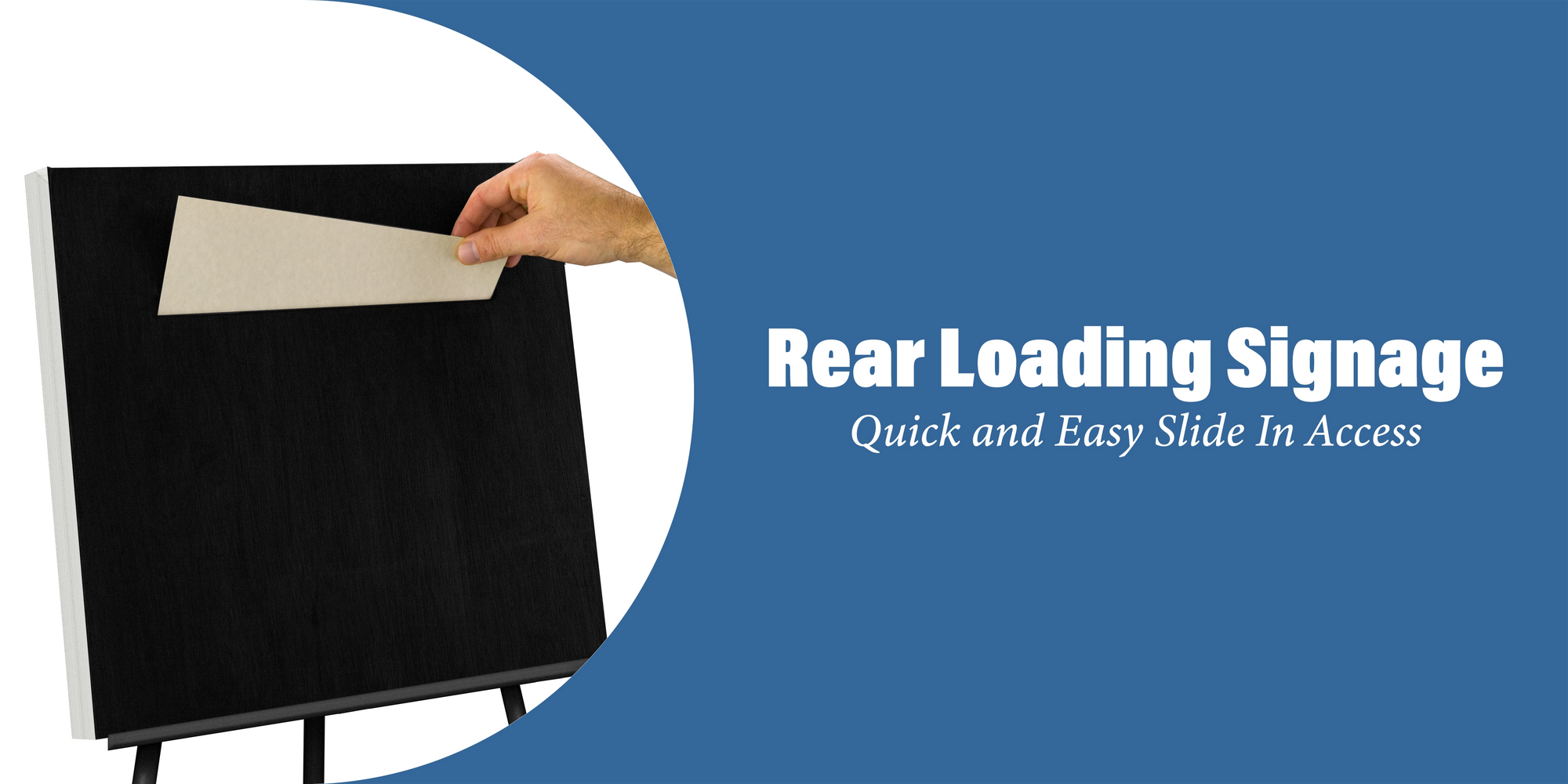 Signage Remote Loading Directional Signage - Hospitality Frames