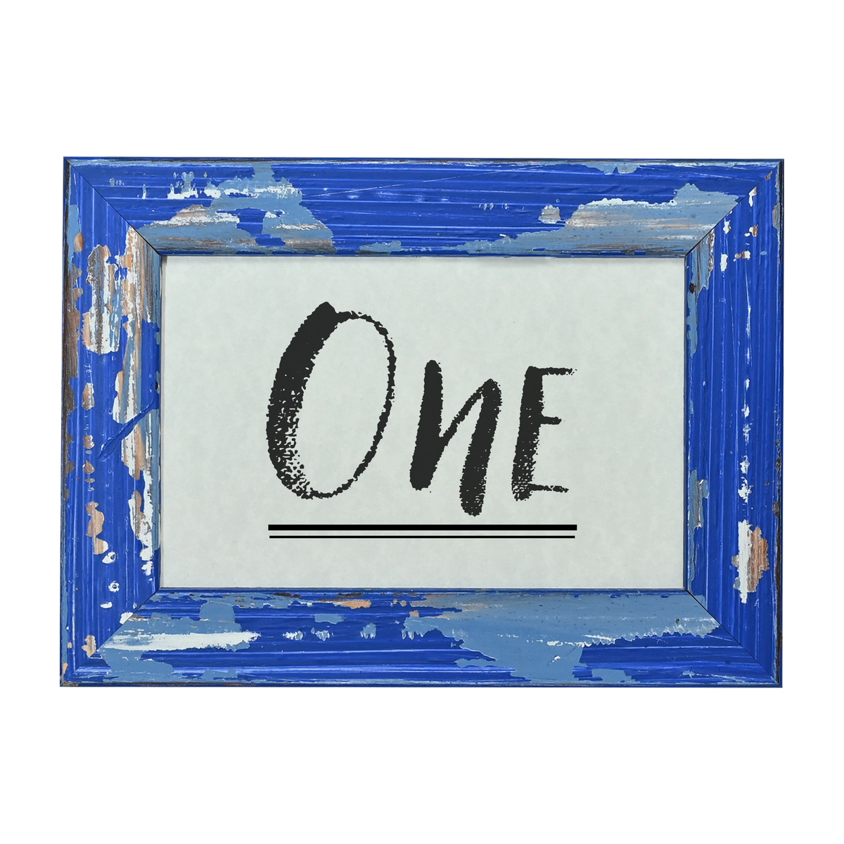 Saddle Ranch Table Number Frame - Deep Sky