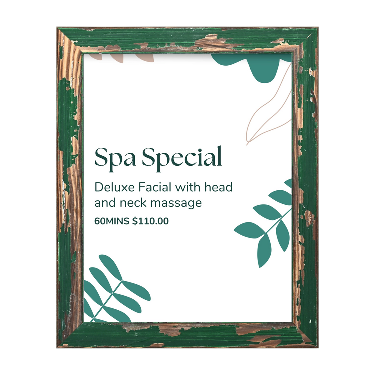 Saddle Ranch Information Frame - Evergreen