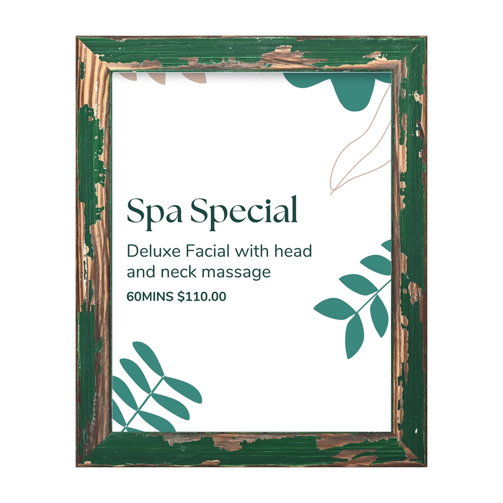 Saddle Ranch Information Frame - Evergreen