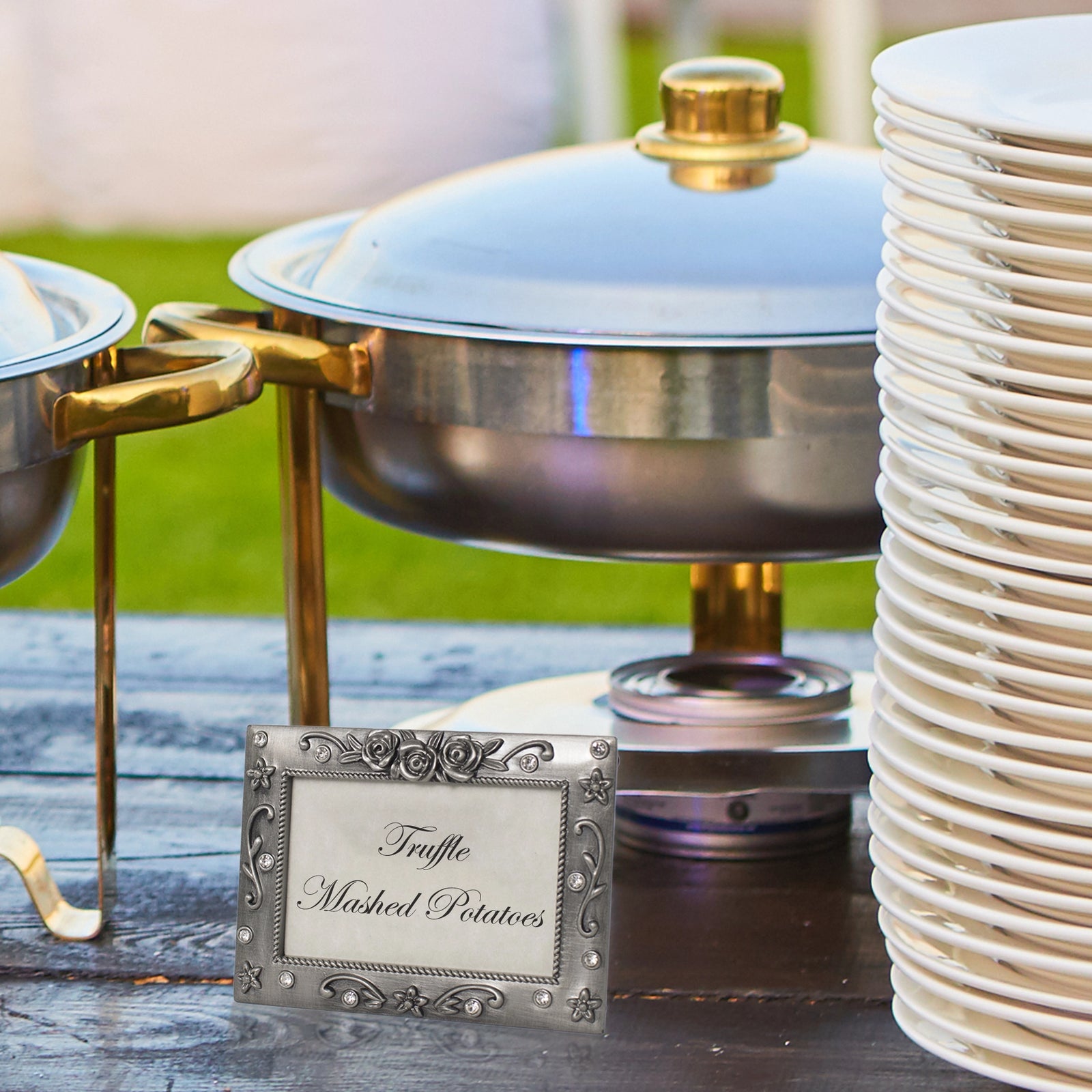 Scarborough Pewter Buffet Sign Frame