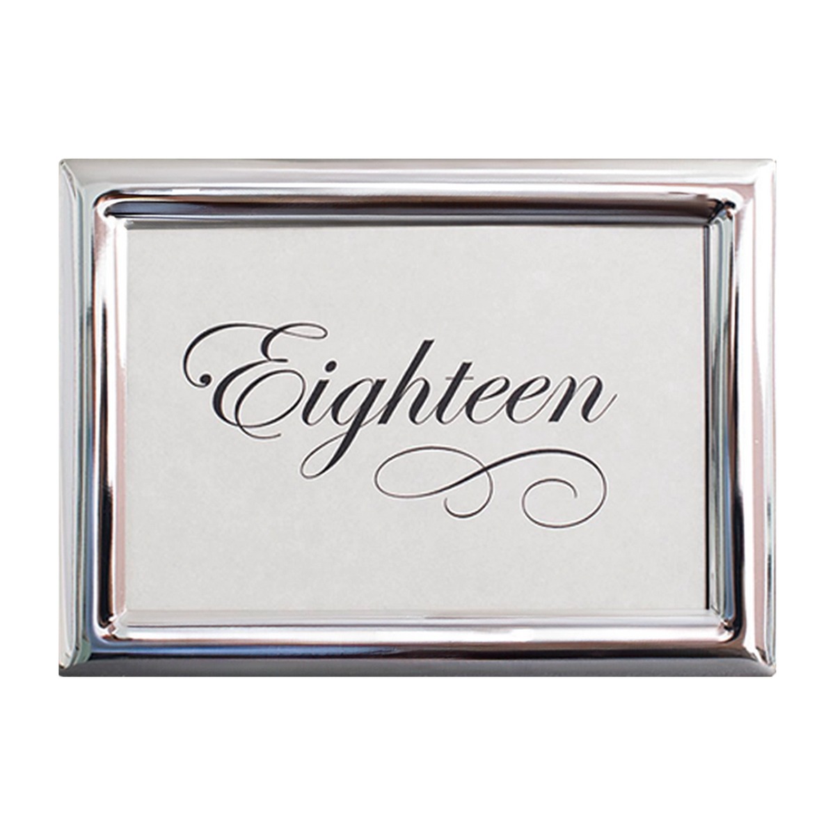 Tudor Polished Silver Table Number Frame