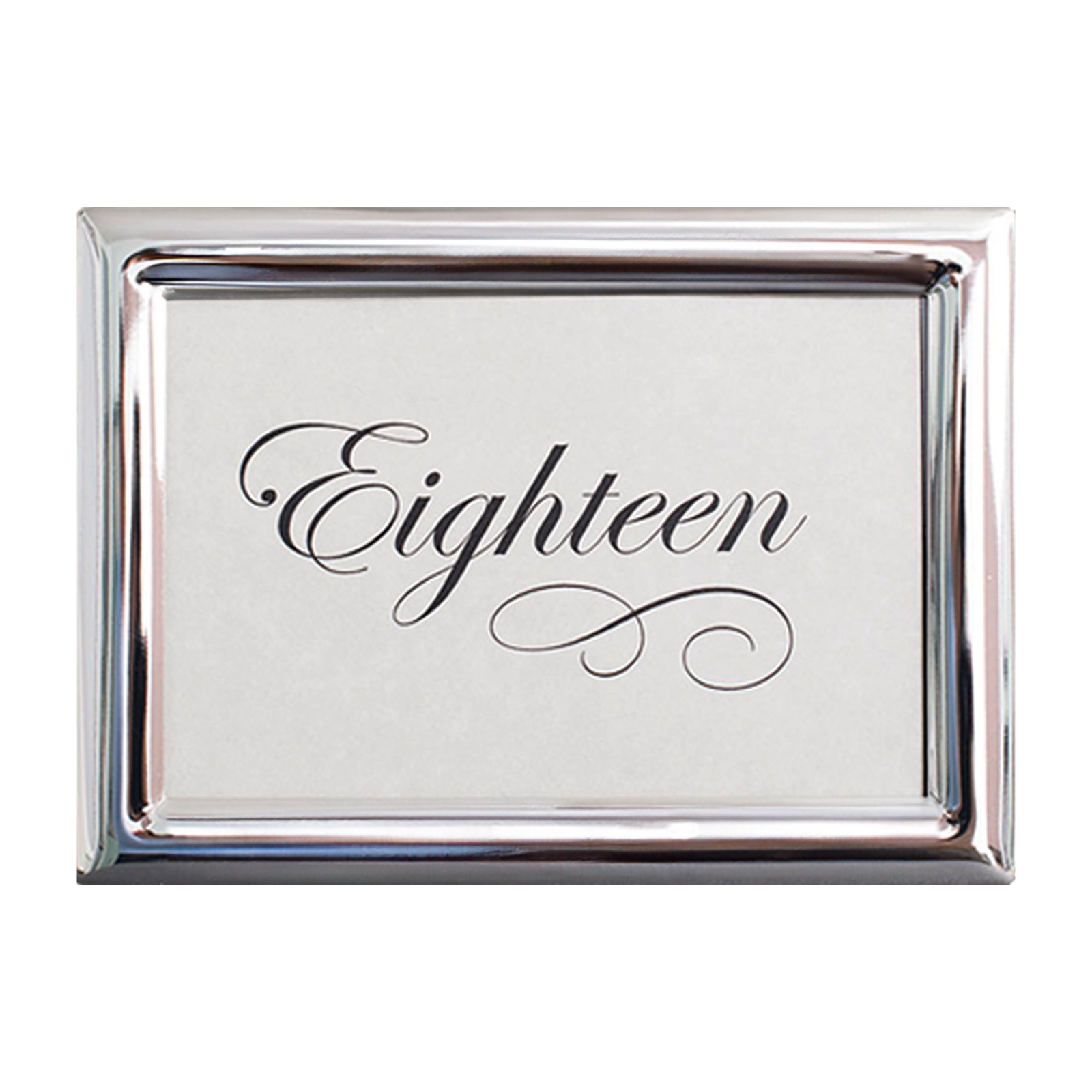 Tudor Polished Silver Table Number Frame