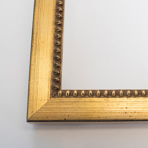 Versailles Beaded Wooden Information Frame - Gold