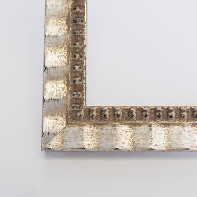 Tuscan Ornate Wooden Table Number Frame - Silver